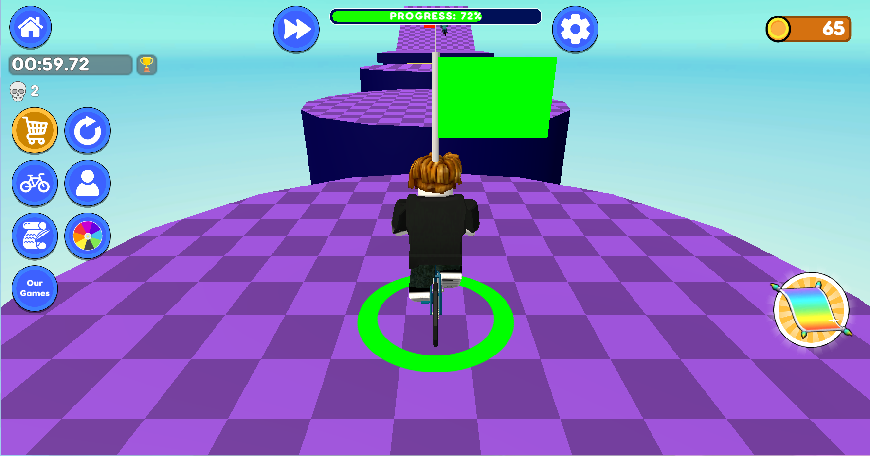 Horse Race Tests Game Screenshot